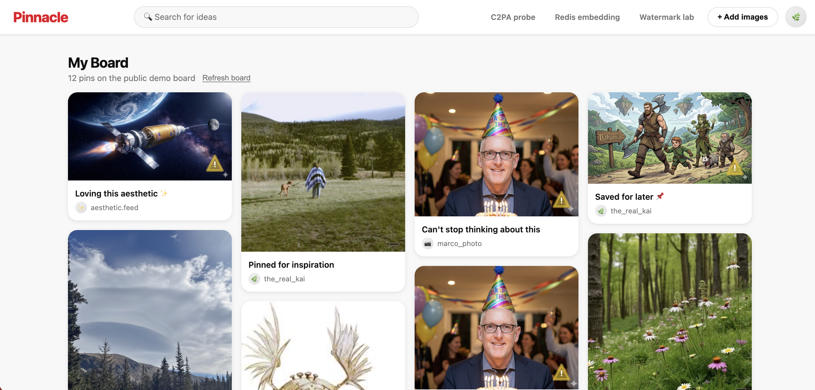 Kanonyx Pinnacle demo page